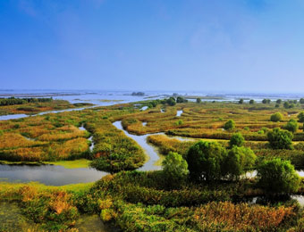 图说中国:江苏盐城大纵湖秋色美景